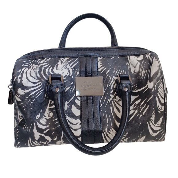 L.A.M.B. Bag by Gwen Stefani Black White Satchel Handbag Purse Luxury Designer - Picture 15 of 15